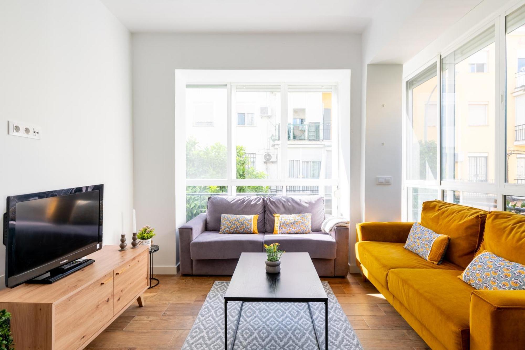 Confortable Apto. 3 Habitaciones Sevilla Dış mekan fotoğraf