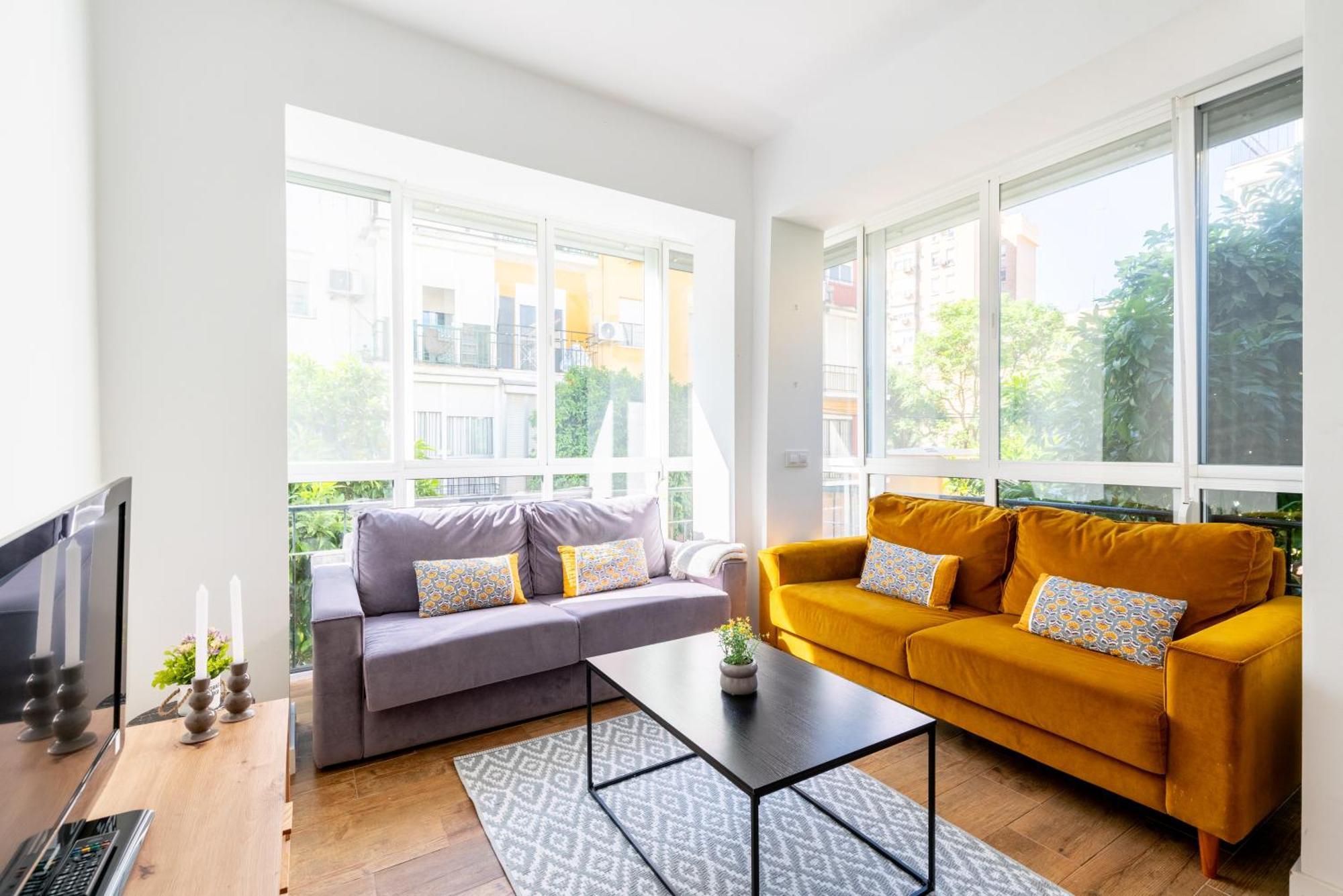 Confortable Apto. 3 Habitaciones Sevilla Dış mekan fotoğraf