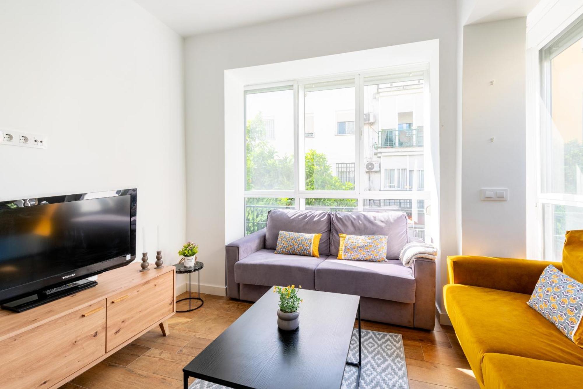 Confortable Apto. 3 Habitaciones Sevilla Dış mekan fotoğraf