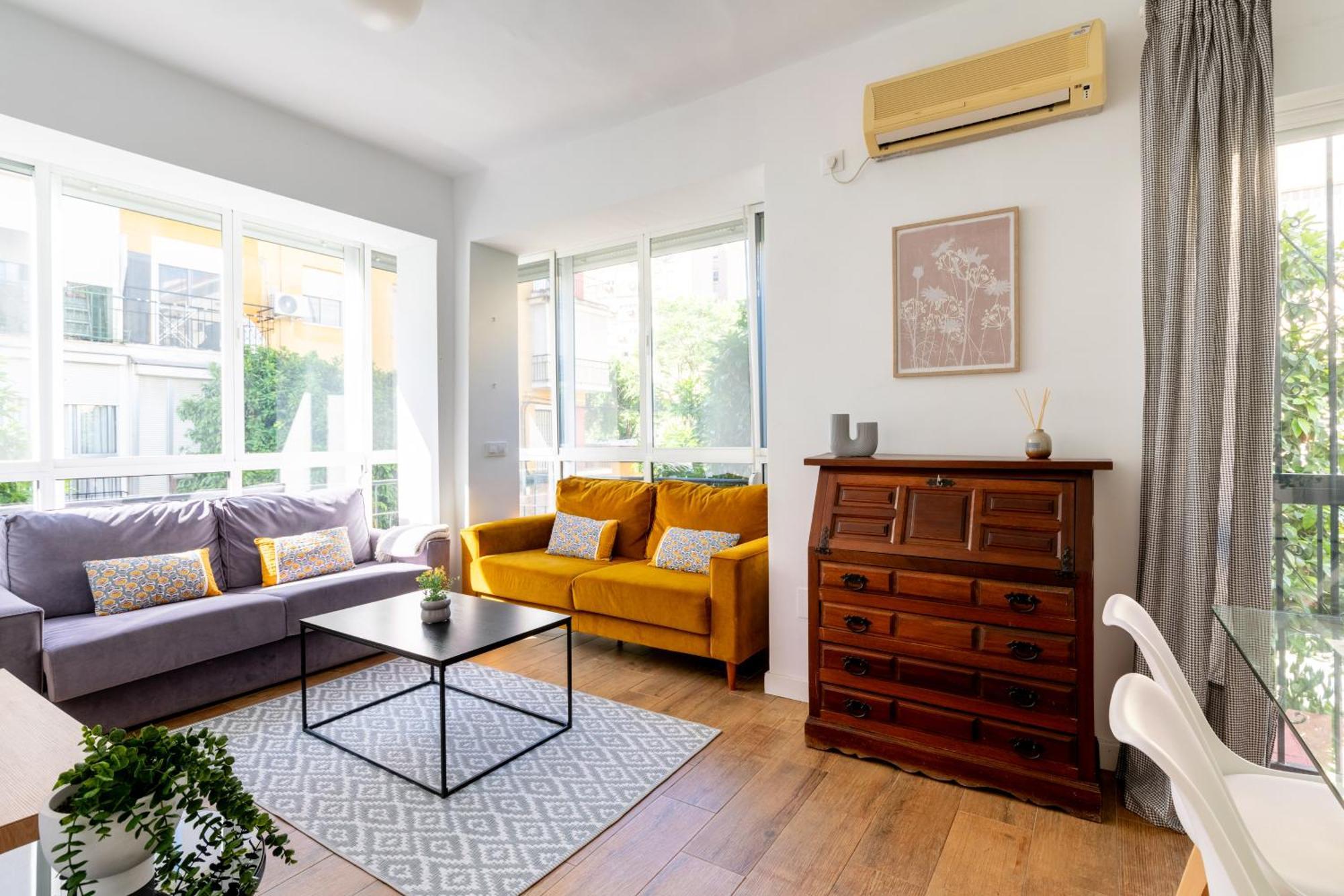 Confortable Apto. 3 Habitaciones Sevilla Dış mekan fotoğraf